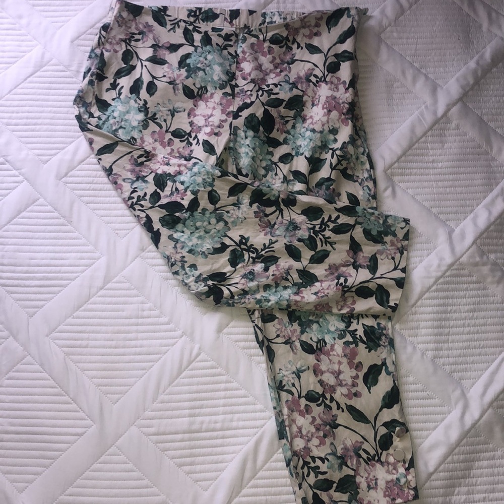 J Jill| Cropped pant| Women’s|. Size L petite| Linen cotton blend, Vacation cool - Picture 14 of 15